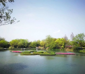 杭州西溪湿地水上景观花岛